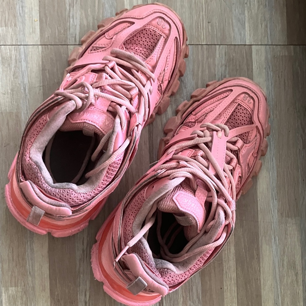 Balenciaga Pink Athletic Shoes